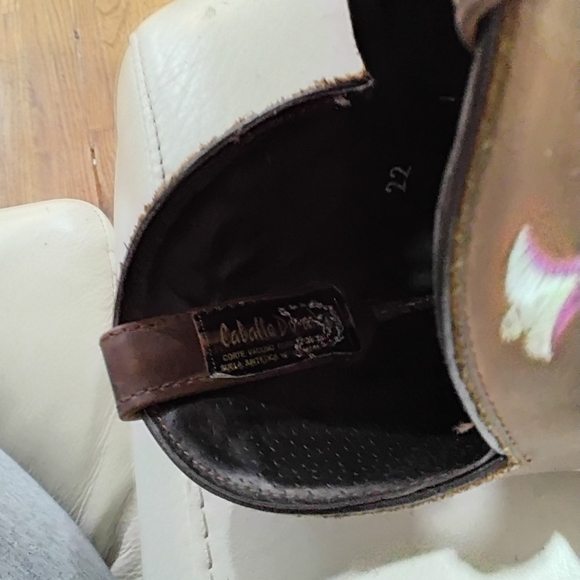 Caballo Dorado Women's Brown Embroidered Cowboy Boots - Picture 12 of 12